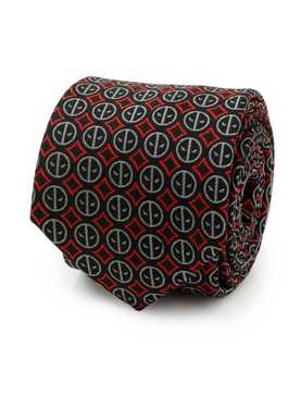 Marvel Deadpool Black Men's Tie, , hi-res