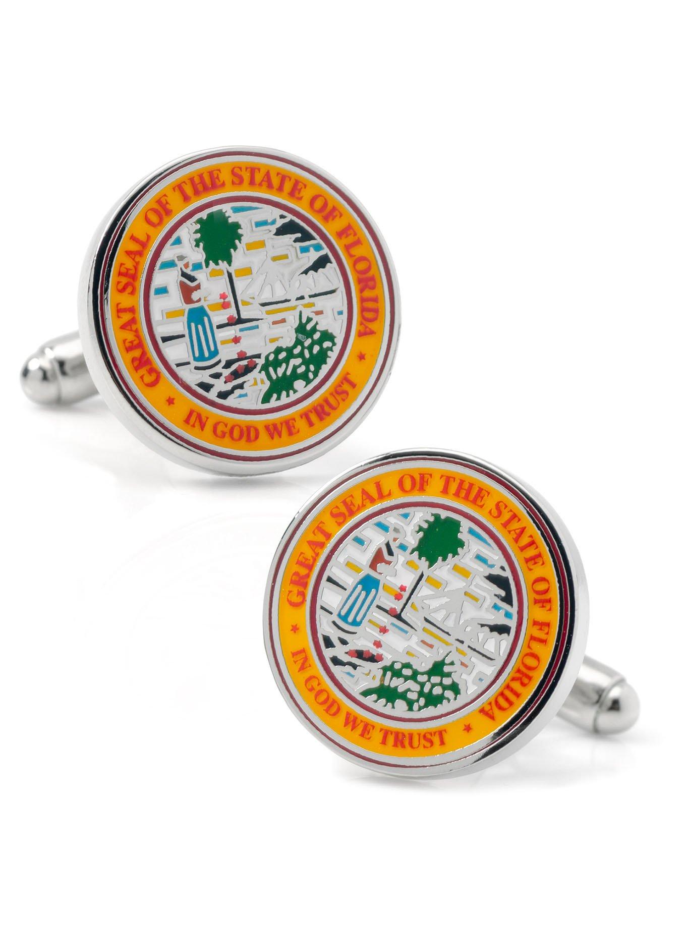 Florida Seal Cufflinks, , hi-res