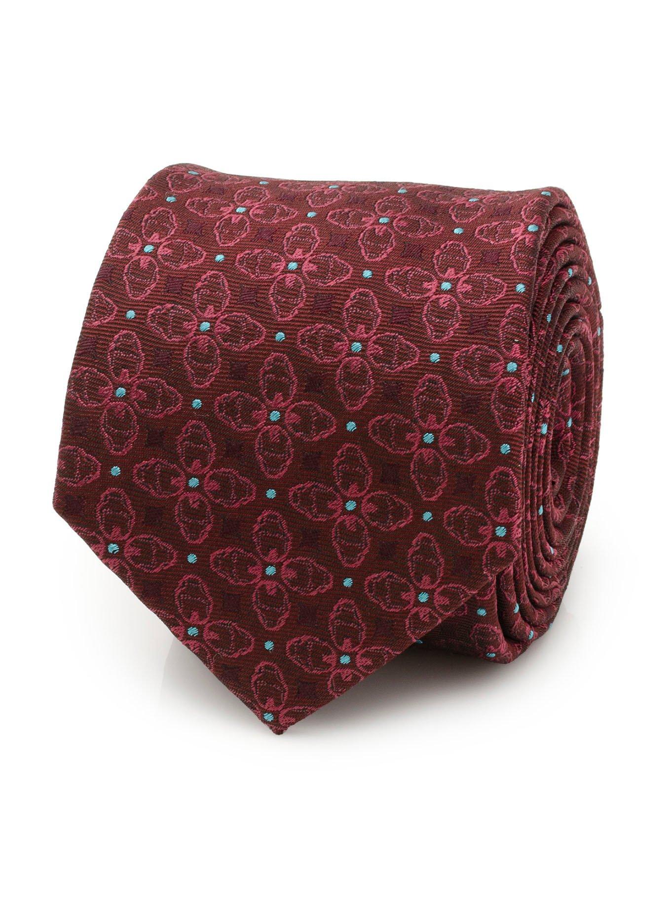 Marvel Iron Man Burgundy Multi Men's Tie, , hi-res