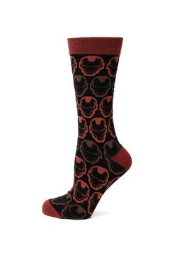 Marvel Iron Man Red Ombre Men's Socks, , hi-res