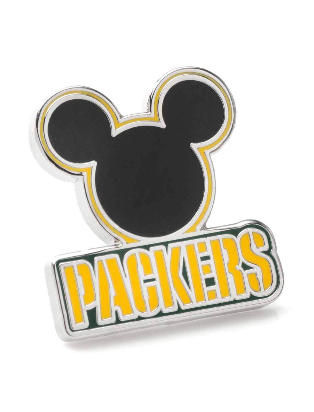 Disney Mickey Mouse & Green Bay Packers Lapel Pin, , hi-res