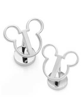 Disney Mickey Mouse Silhouette Cutout Cufflinks, , hi-res