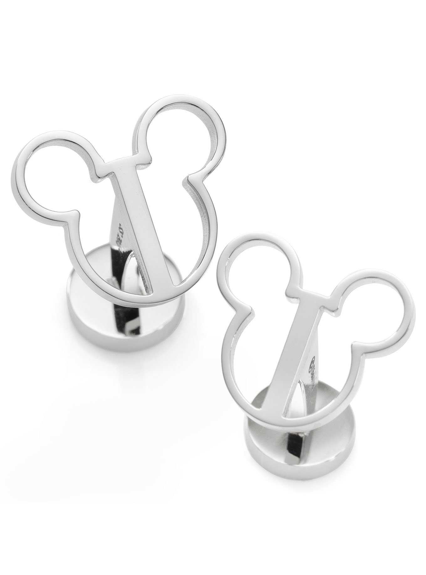 Disney Mickey Mouse Silhouette Cutout Cufflinks, , hi-res