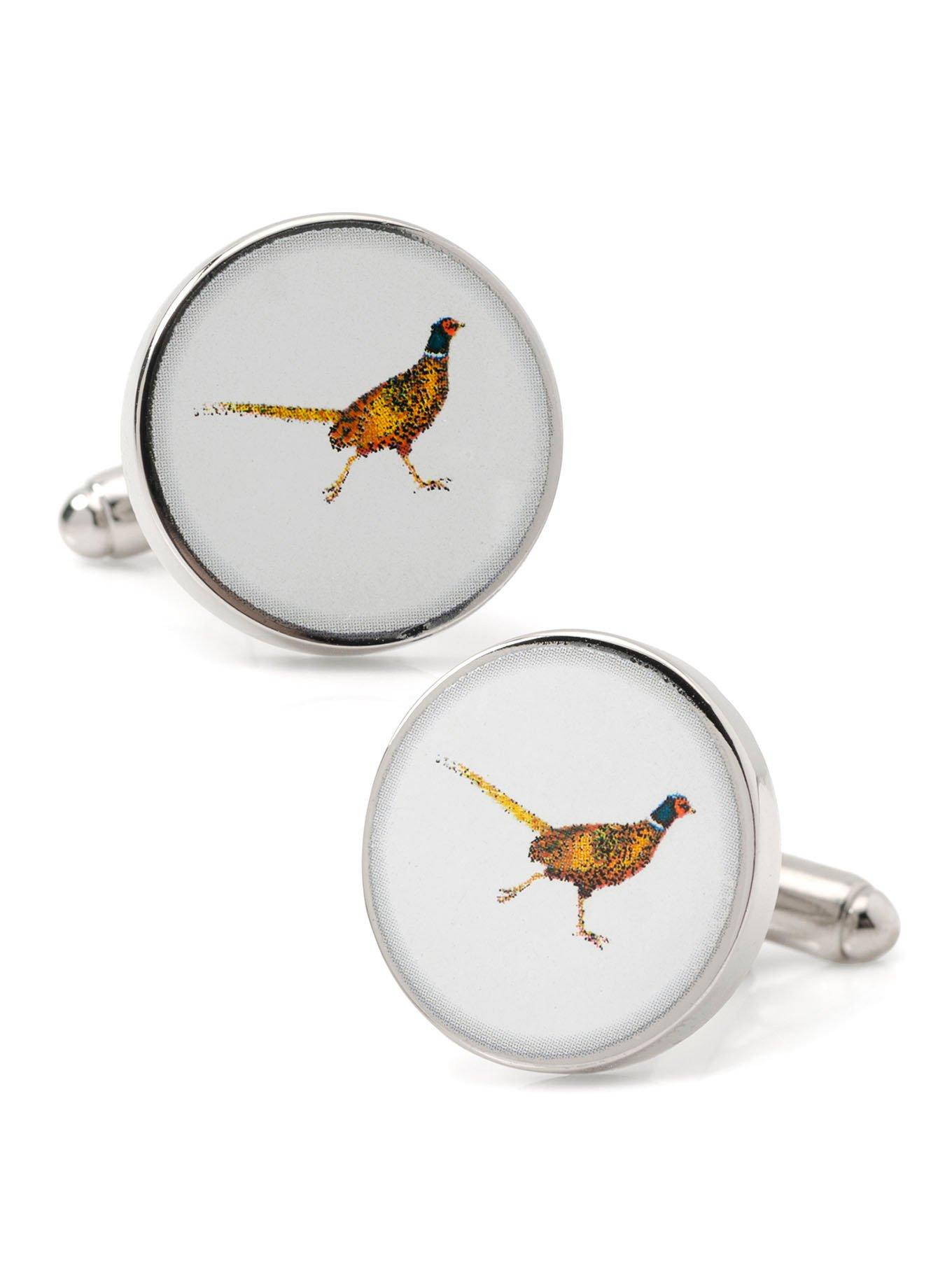 Pheasant Bird Cufflinks, , hi-res