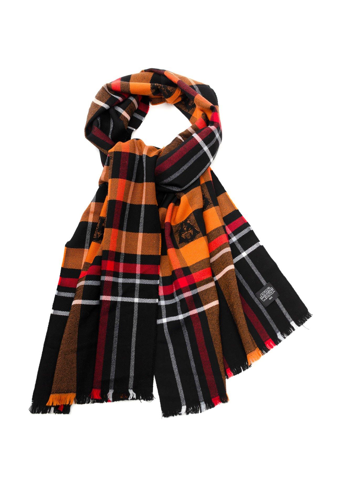 Star Wars Darth Vader Black Tartan Scarf, , hi-res