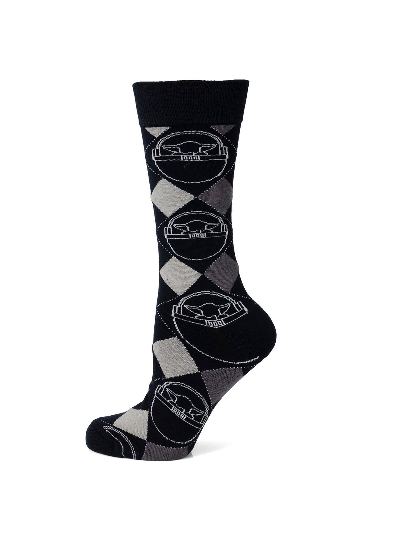 Star Wars The Mandalorian The Child Argyle Charcoal Men's Sock, , hi-res