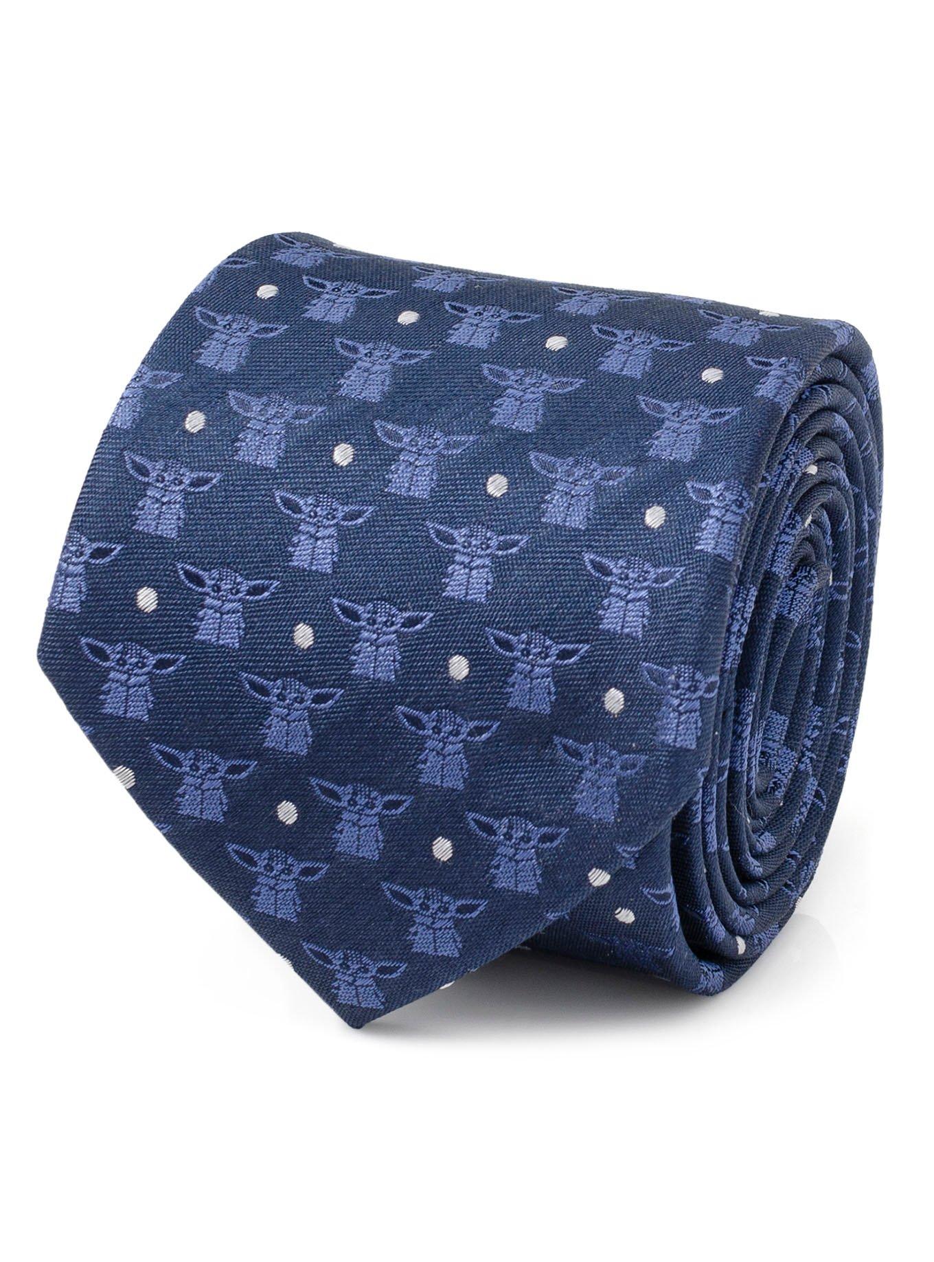 Star Wars The Mandalorian The Child Navy Blue Men's Tie, , hi-res