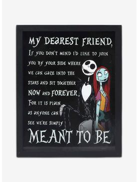 Plus Size Disney The Nightmare Before Christmas My Dearest Friend Framed Printed Glass Wall Decor, , hi-res