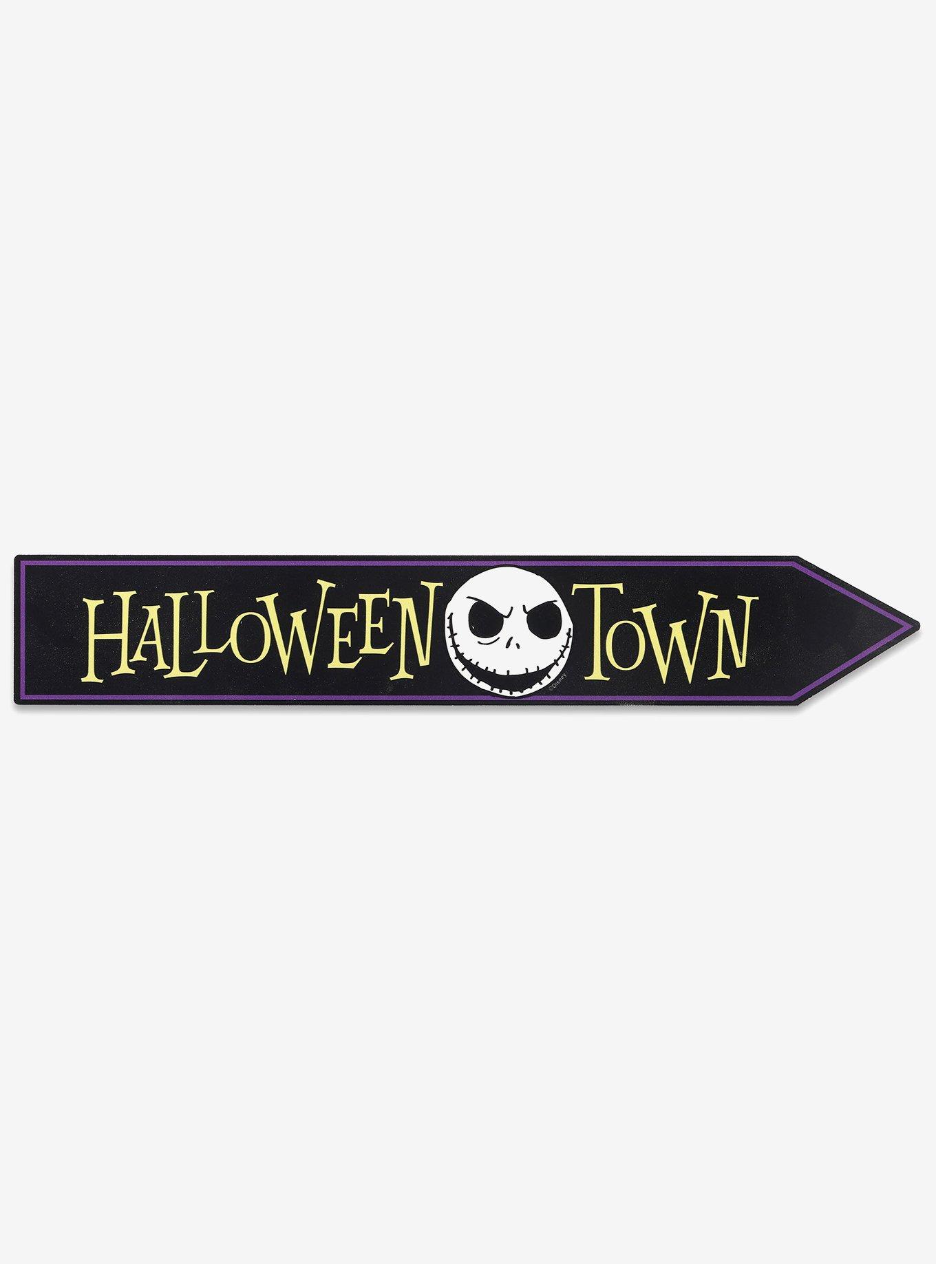 Disney The Nightmare Before Christmas Halloween Town Jack Skellington Arrow Wood Wall Decor, , hi-res