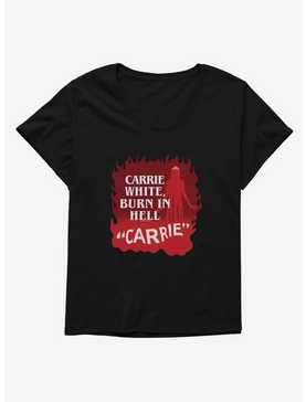 Carrie 1976 Burn in Hell Womens T-Shirt Plus Size, , hi-res