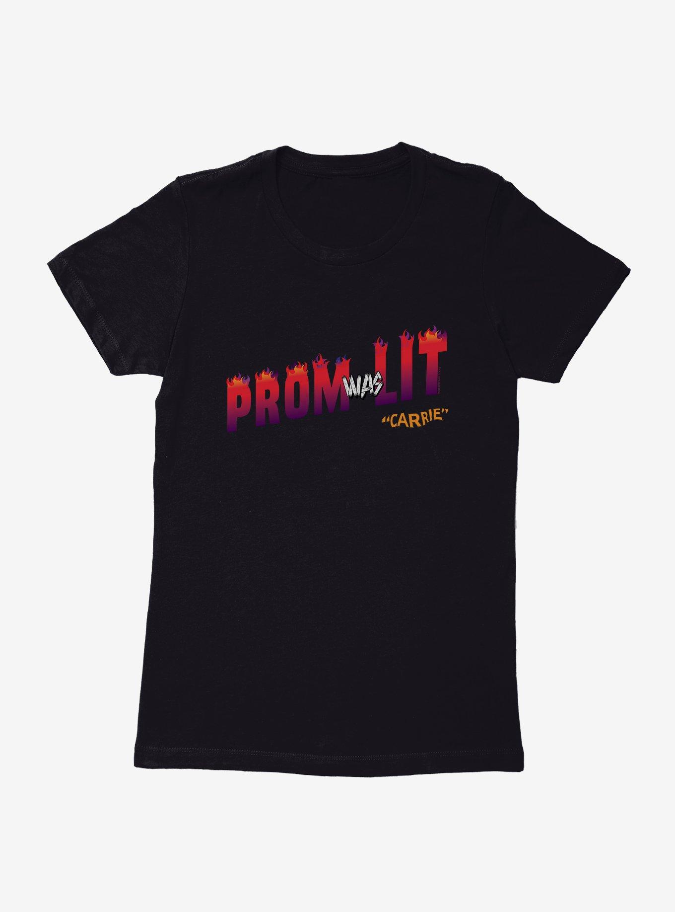 Carrie 1976 Prom Was Lit Womens T-Shirt, , hi-res