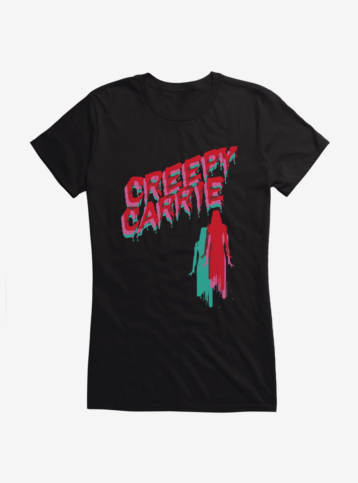 Carrie 1976 Creepy Carrie Girls T-Shirt