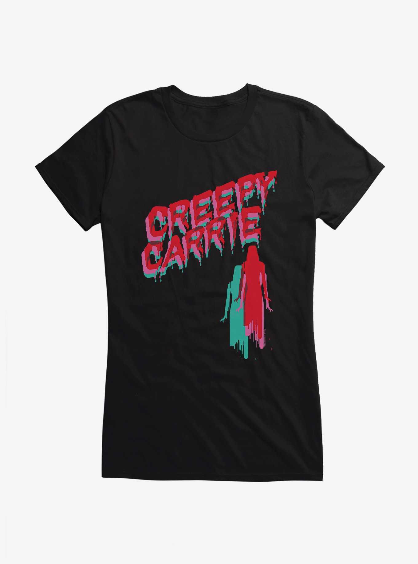 Carrie 1976 Creepy Carrie Girls T-Shirt, , hi-res