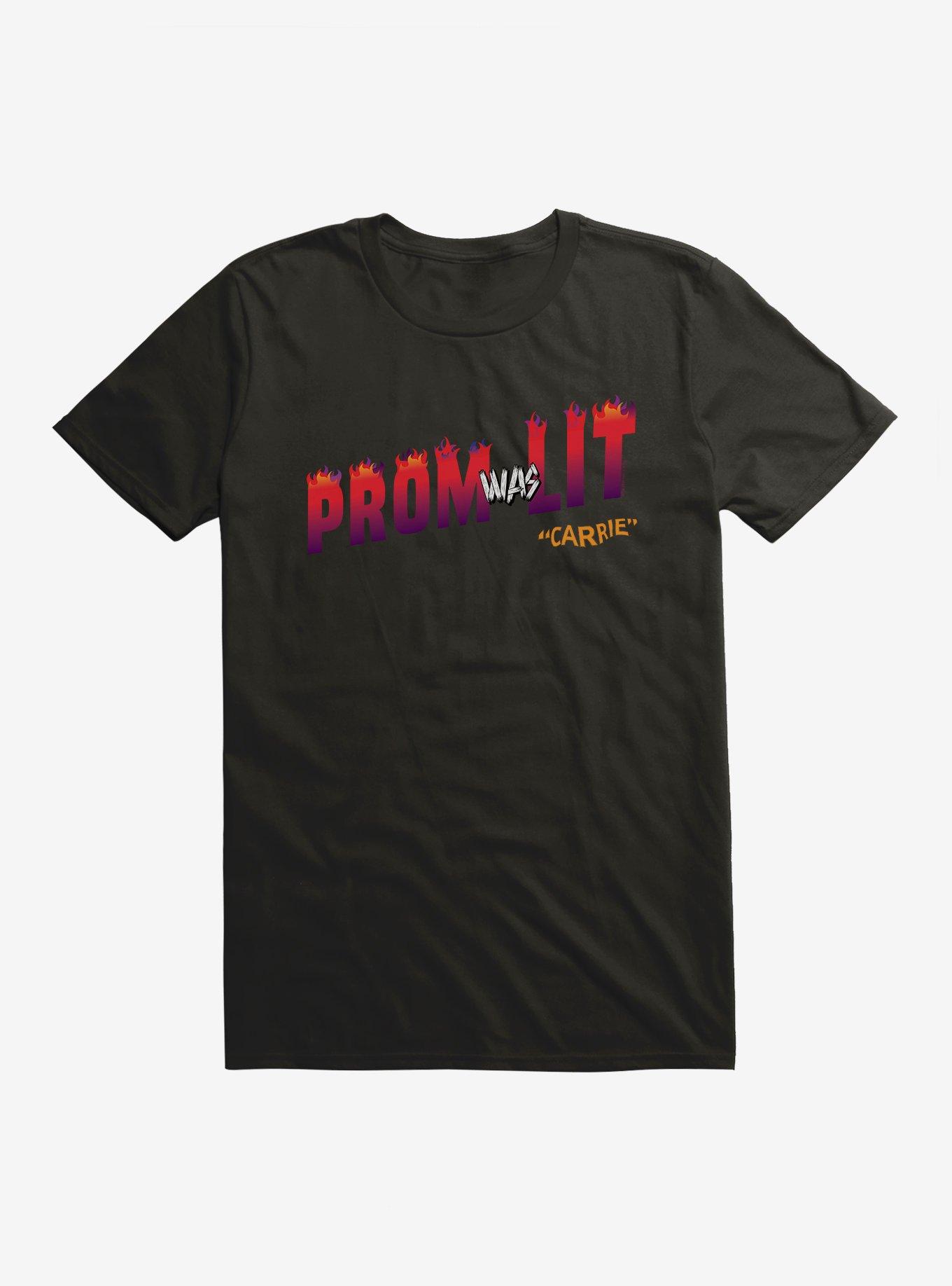 THRDLESS Carrie 1976 Prom Was Lit T-Shirt