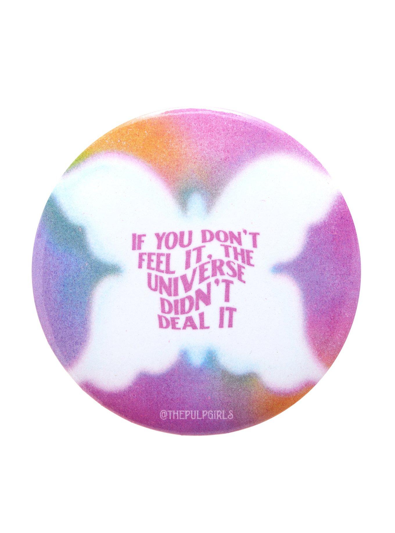 Butterfly Affirmation 3 Inch Button, , hi-res