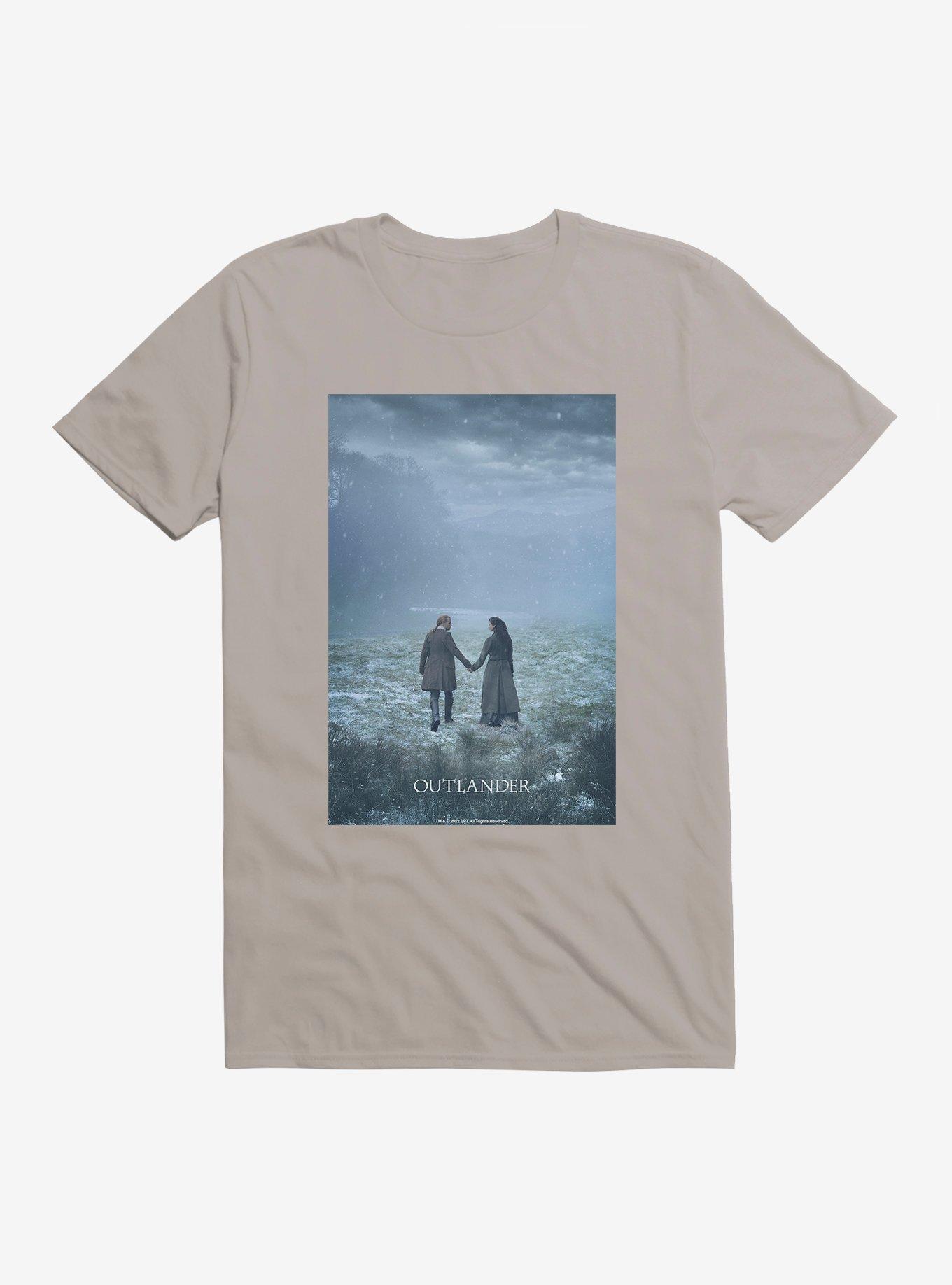 Outlander Holding Hands T-Shirt, LIGHT GREY, hi-res