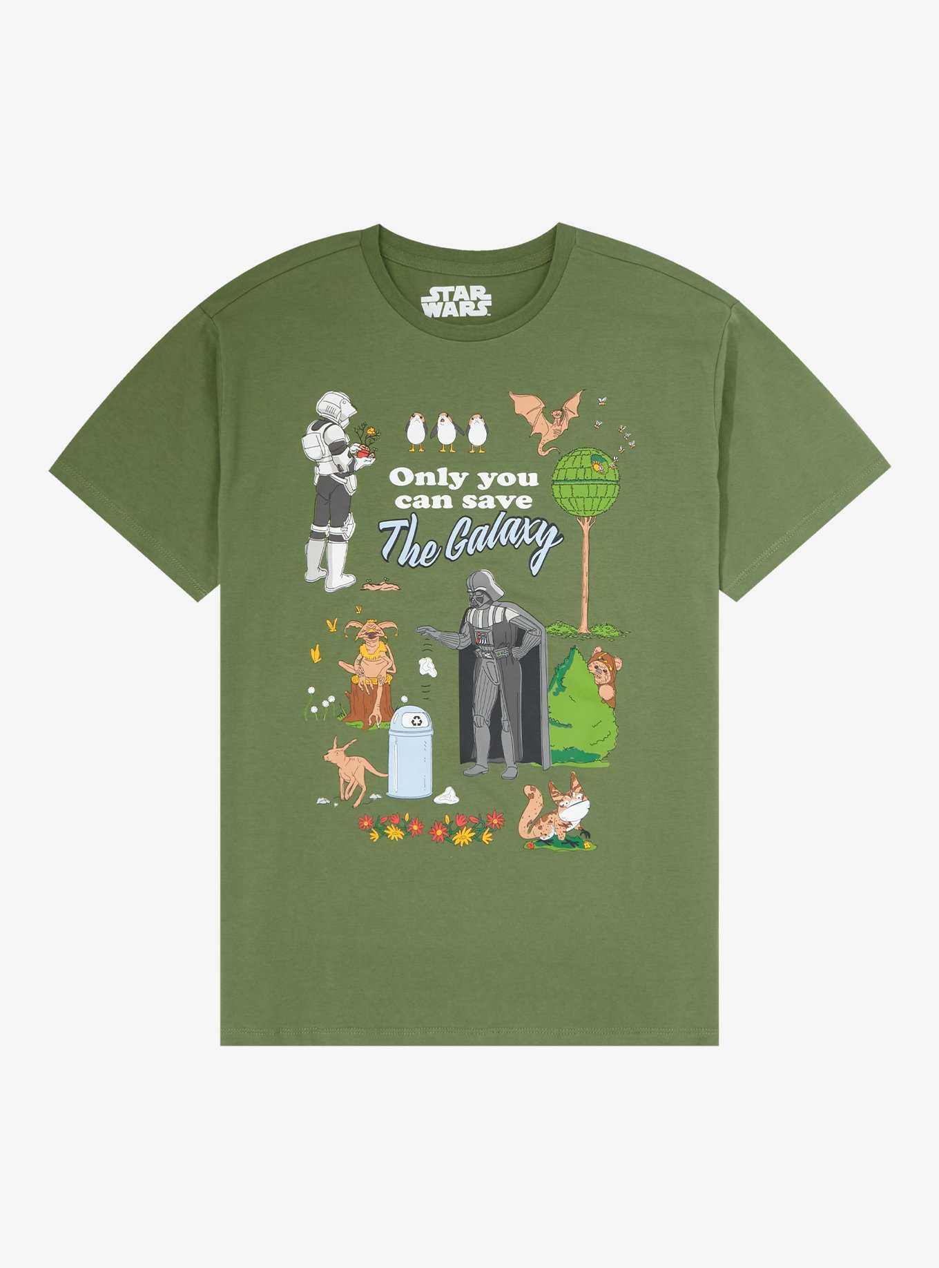 Star Wars Earth Day Save the Galaxy Women's T-Shirt - BoxLunch Exclusive, , hi-res