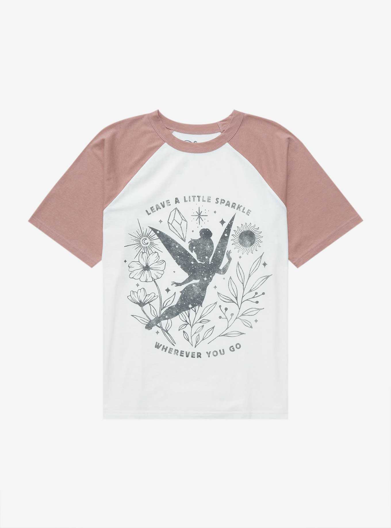 Disney Peter Pan Tinker Bell Leave a Little Sparkle Women’s T-Shirt - BoxLunch Exclusive, , hi-res