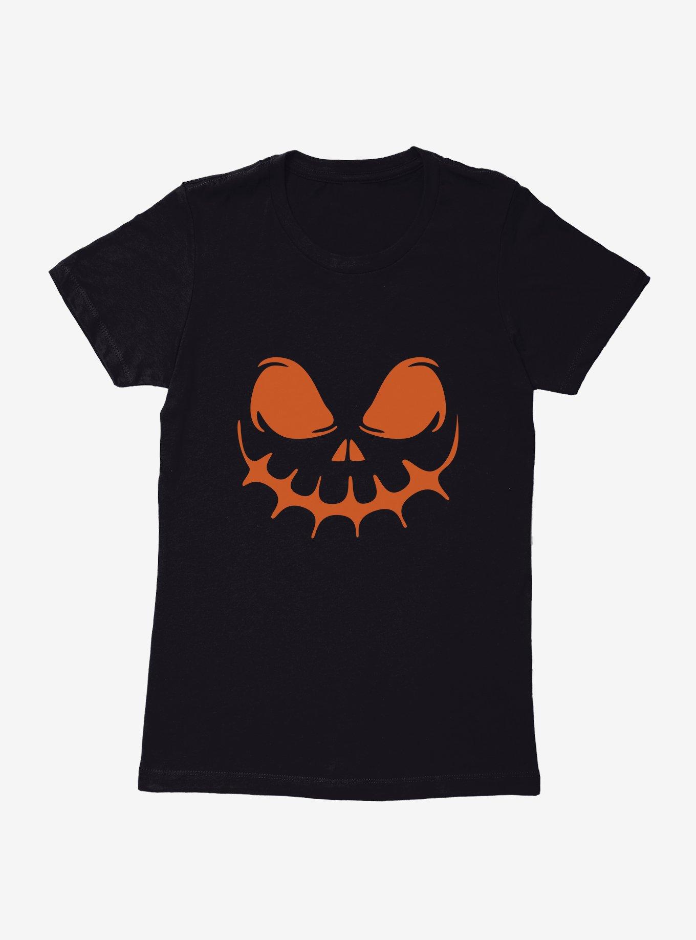 Halloween Haunting Jack-O'-Lantern Face Womens T-Shirt, , hi-res