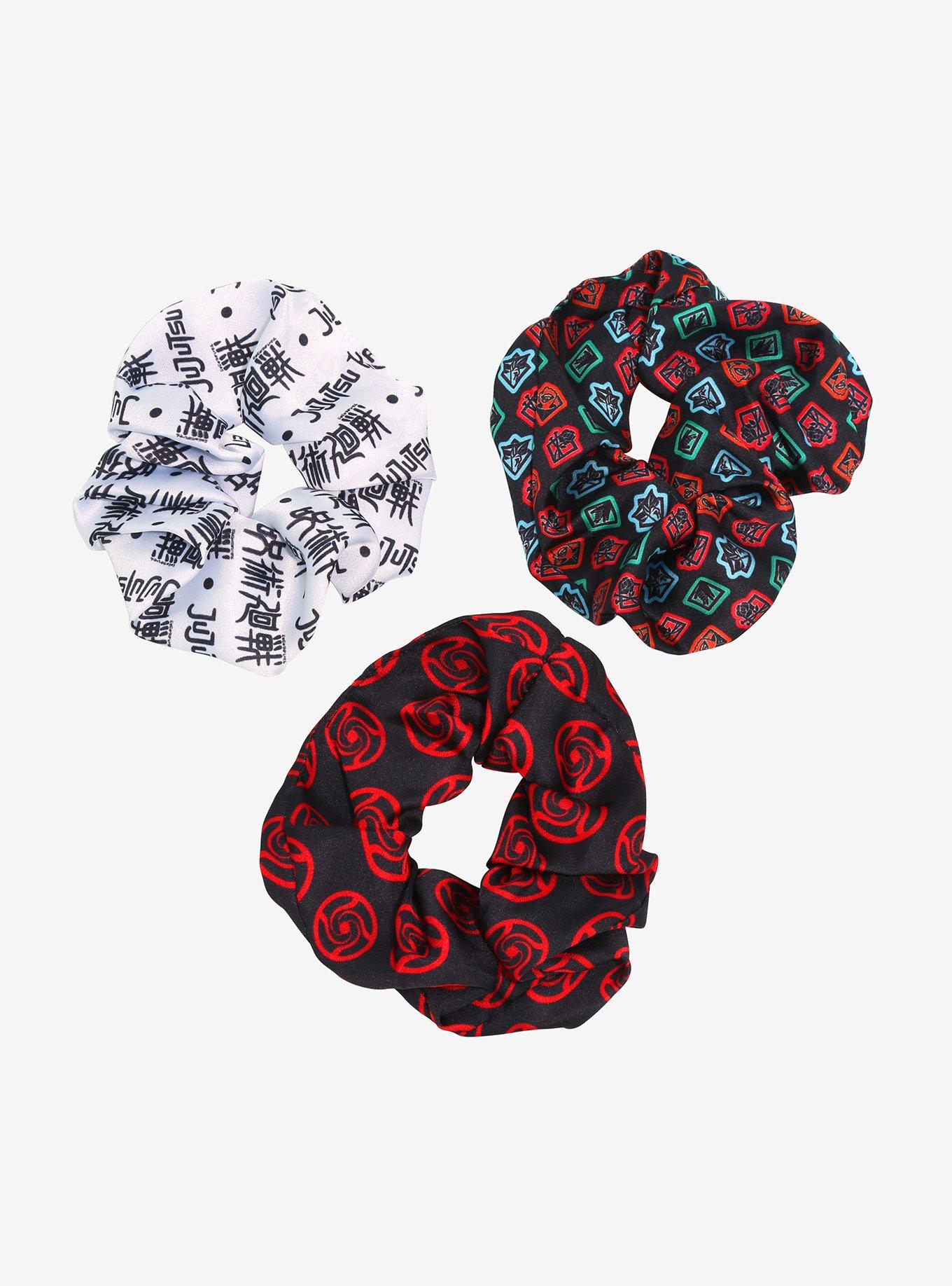Jujutsu Kaisen Logo Scrunchy Set - BoxLunch Exclusive, , hi-res