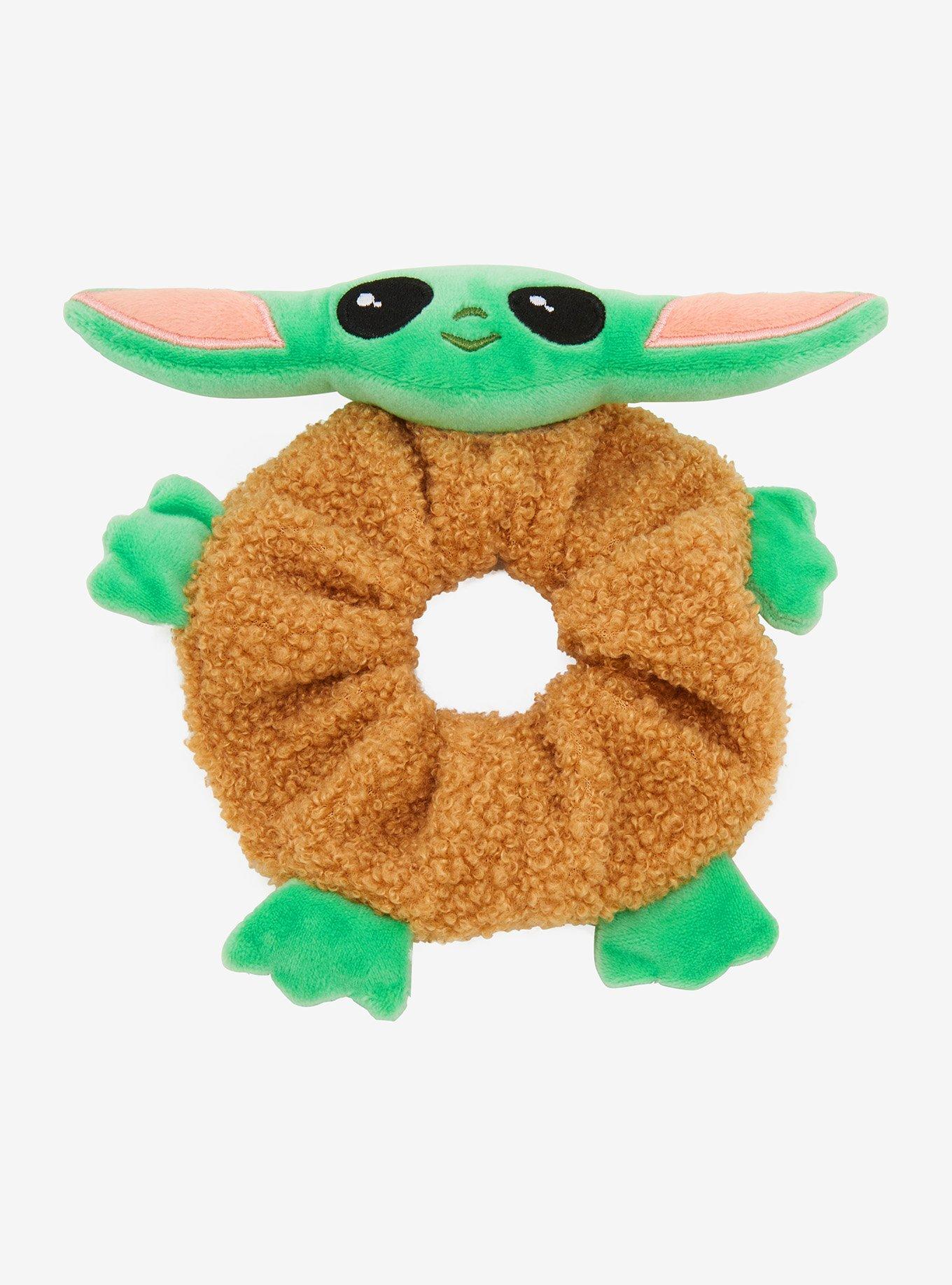 Star Wars The Mandalorian Grogu Figural Scrunchy - BoxLunch Exclusive , , hi-res