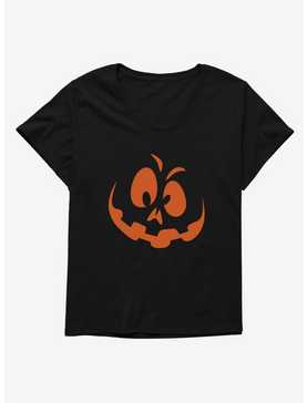 Halloween Loopy Jack-O'-Lantern Face Womens T-Shirt Plus Size, , hi-res