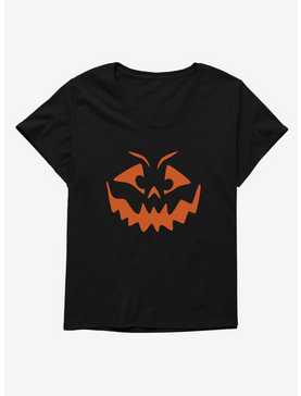 Halloween Mischief Jack-O'-Lantern Face Womens T-Shirt Plus Size, , hi-res