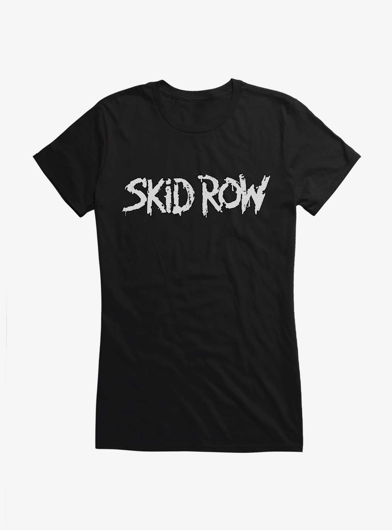 Skid Row White Logo Girls T-Shirt, , hi-res
