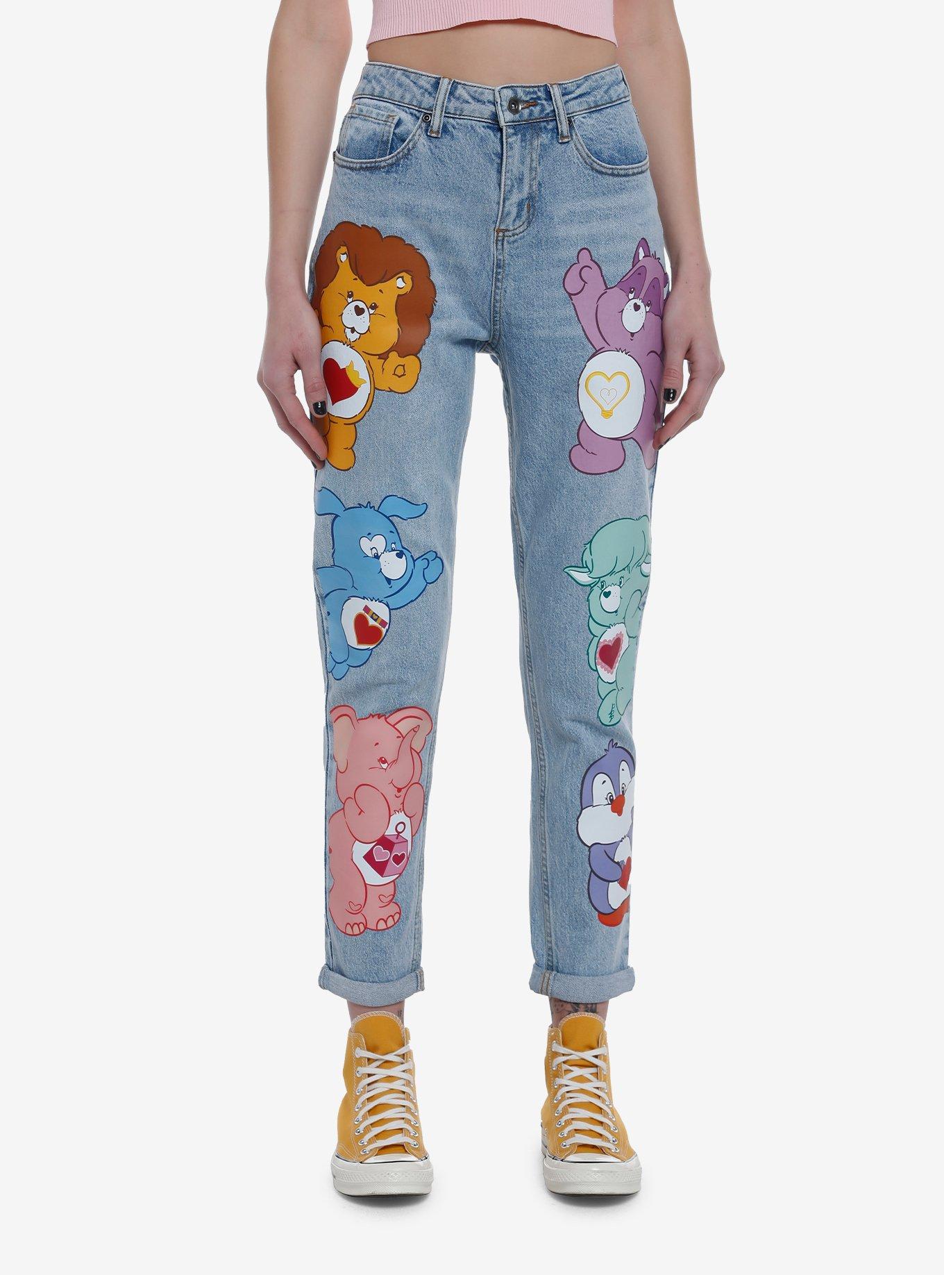 Care Bears Cousins Mom Jeans, MEDIUM INDIGO, hi-res