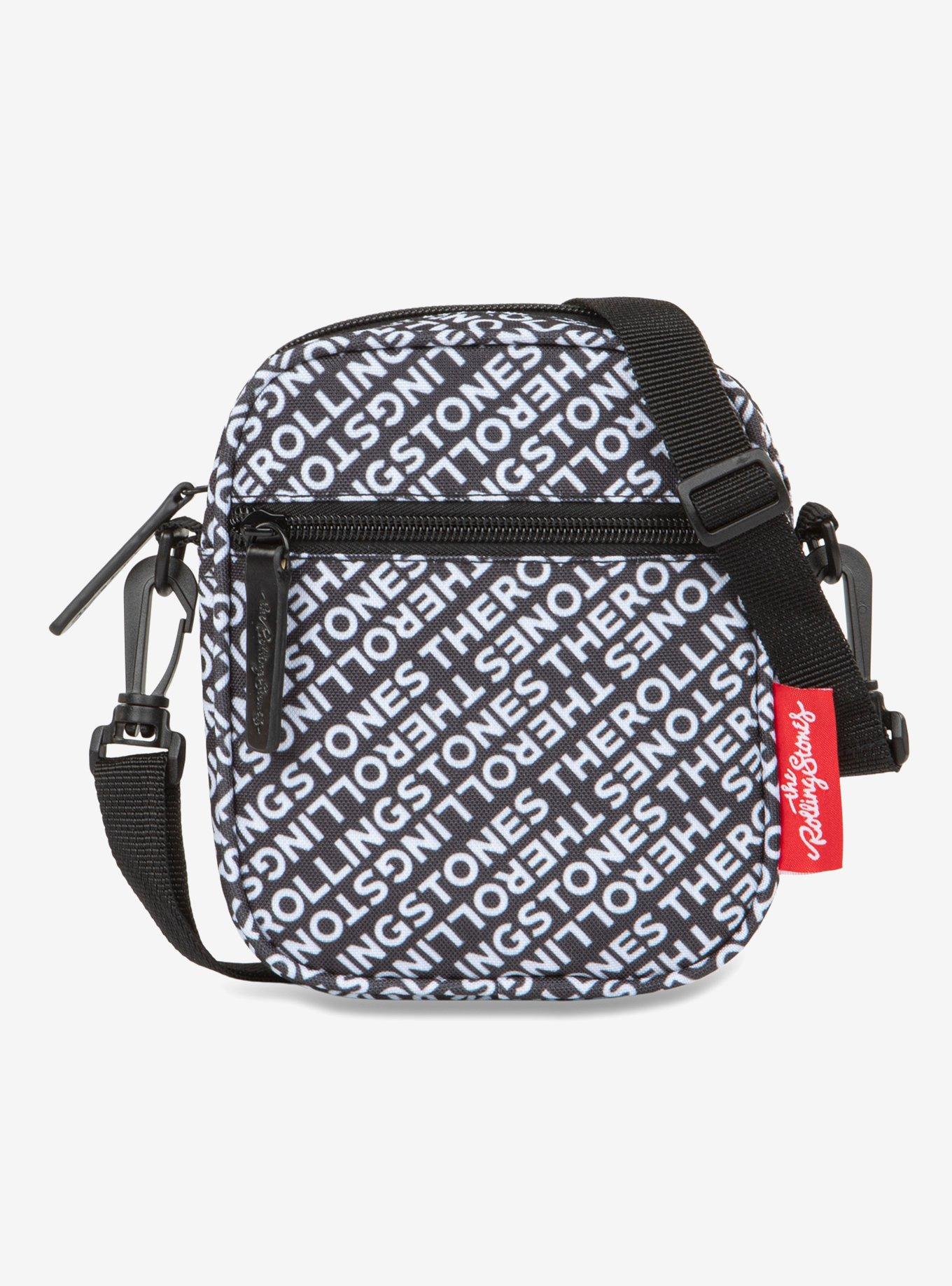 Bugatti Rolling Stones All Over Print Vegan Leather Crossbody Bag Print, , hi-res