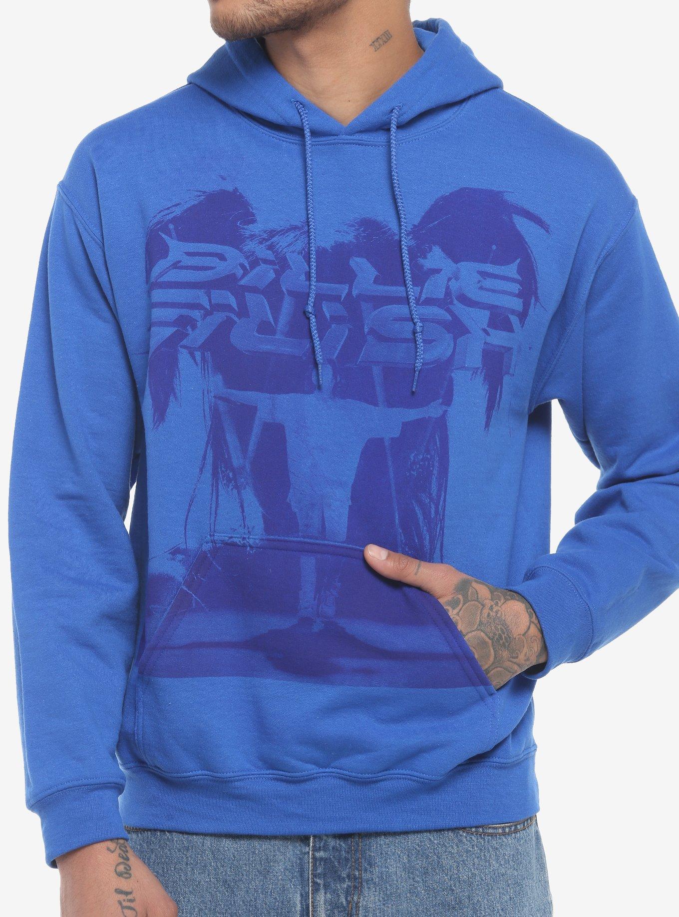 Billie Eilish Arms Out Hoodie, BLUE, hi-res