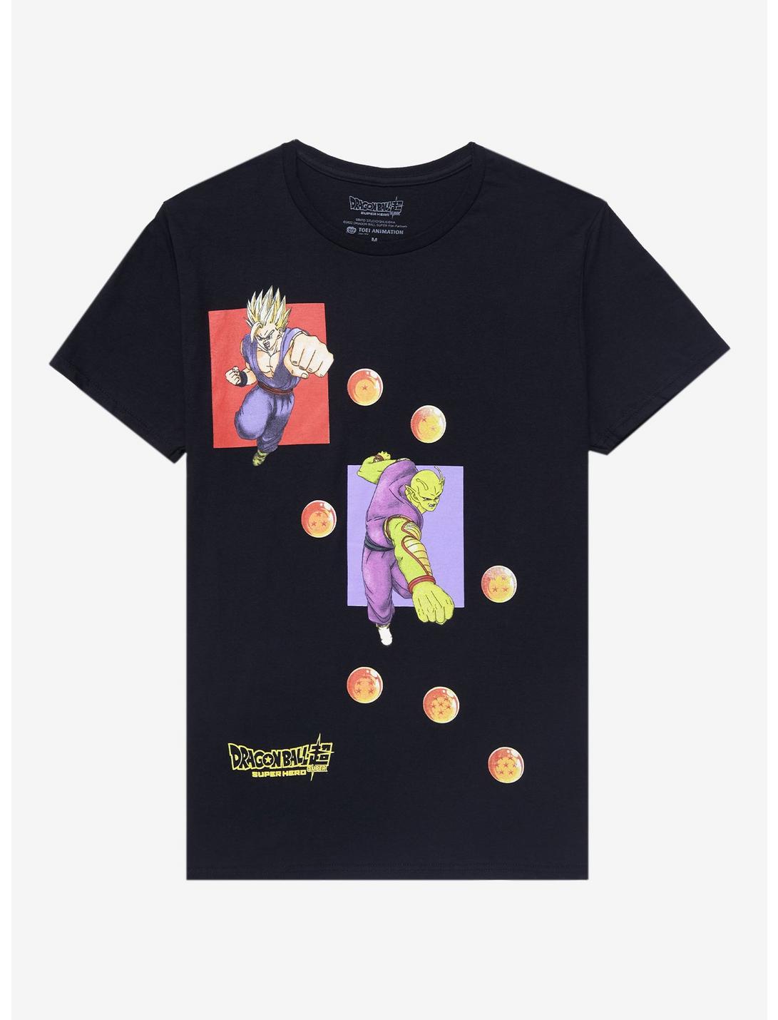 Dragon Ball Super: Super Hero Gohan & Piccolo T-Shirt, BLACK, hi-res