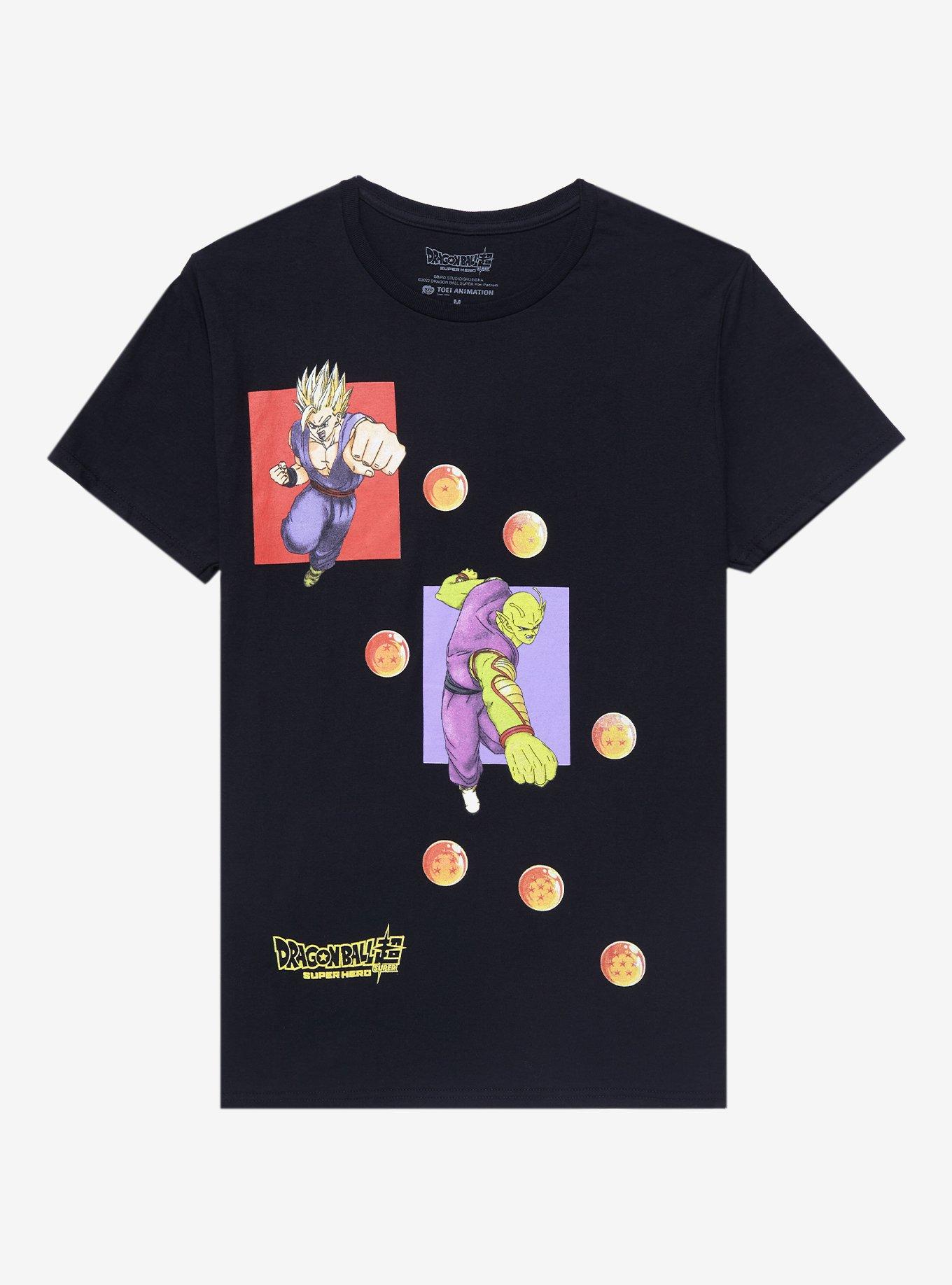 Dragon Ball Super: Super Hero Gohan & Piccolo T-Shirt, BLACK, hi-res