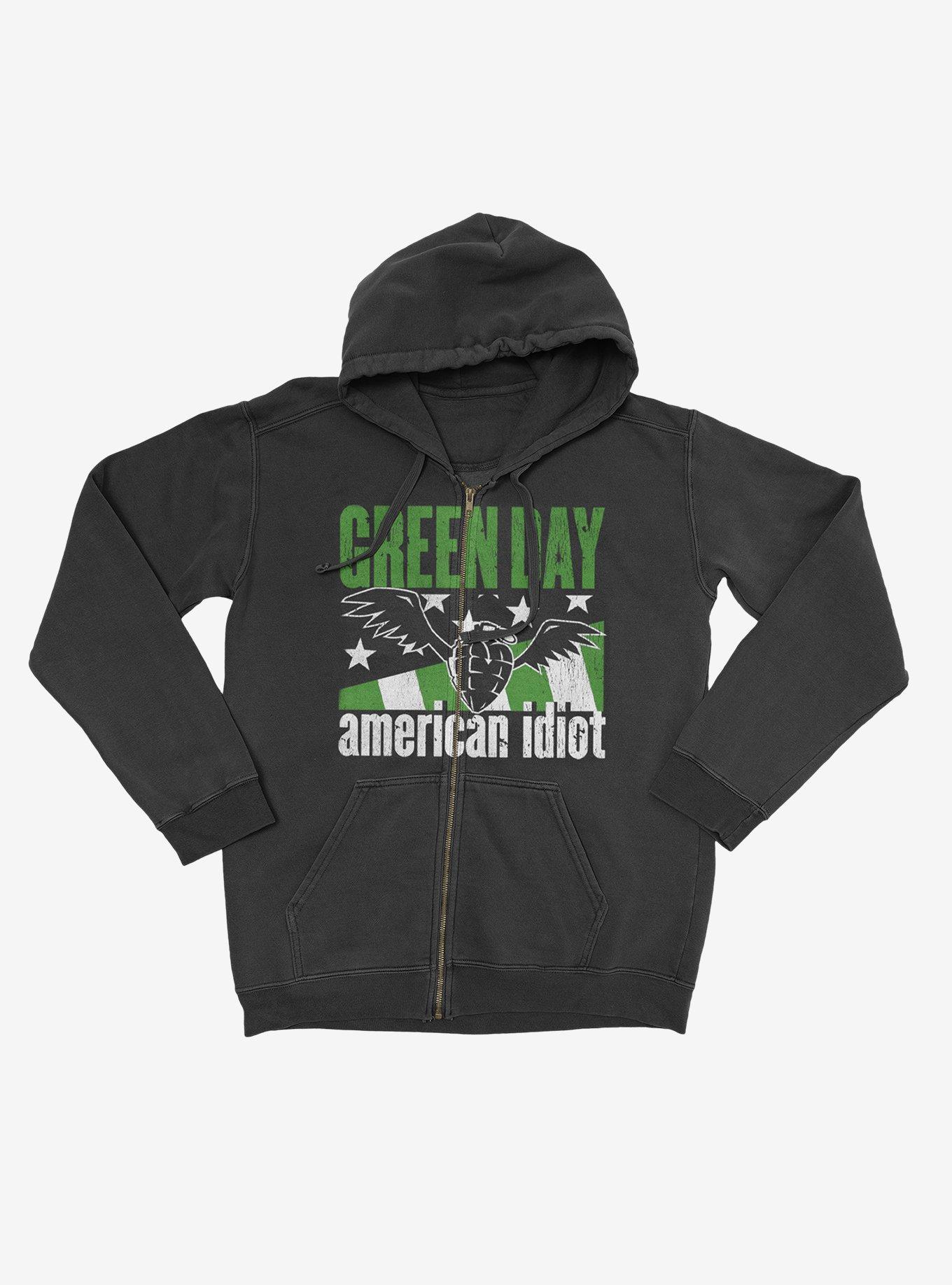 Green Day Checker Cat Hoodie, Hot Topic