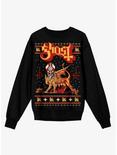 Ghost Holiday Sweatshirt, BLACK, hi-res