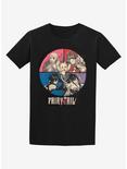 Fairy Tail Circle Panel T-Shirt, BLACK, hi-res