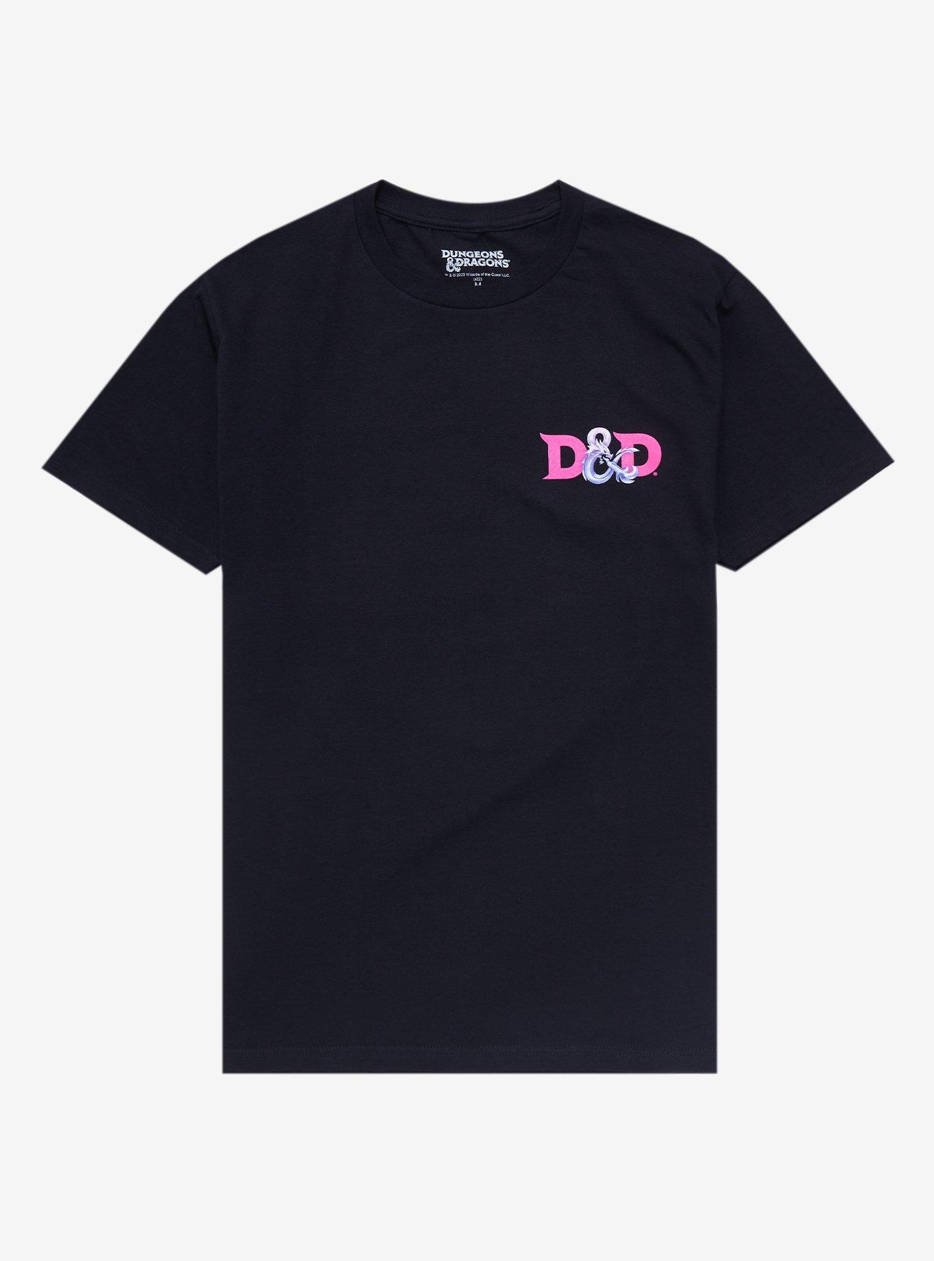 Dungeons & Dragons '80s Style Logo T-Shirt, BLACK, hi-res