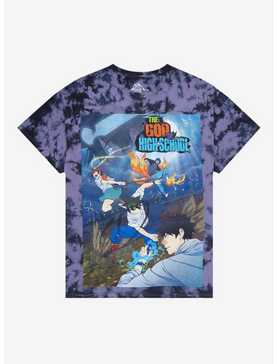 The God Of High School Characters Fighting Tie-Dye T-Shirt, , hi-res