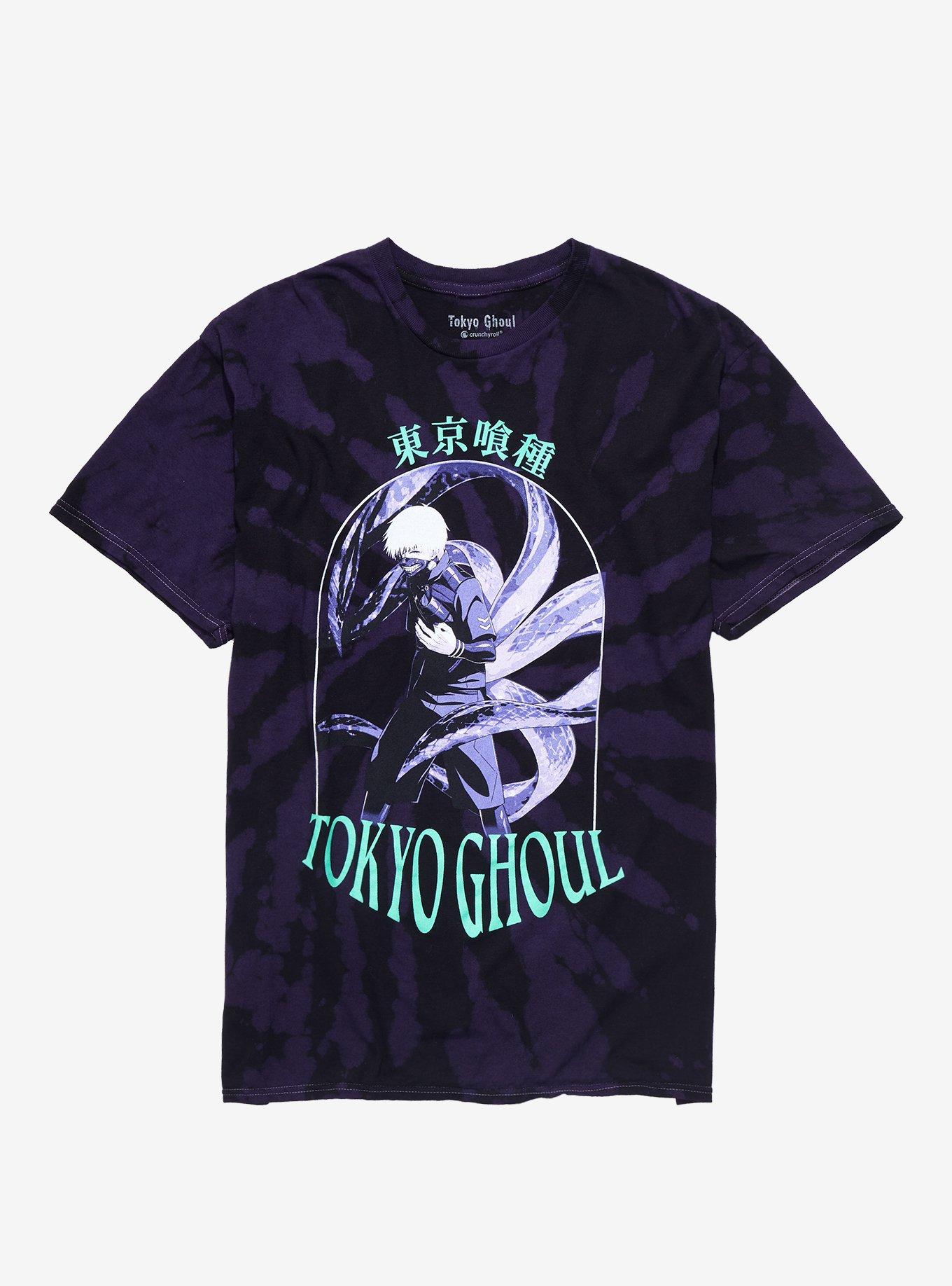Tokyo Ghoul Ken Kaneki Double-Sided Tie-Dye T-Shirt, MULTI, hi-res