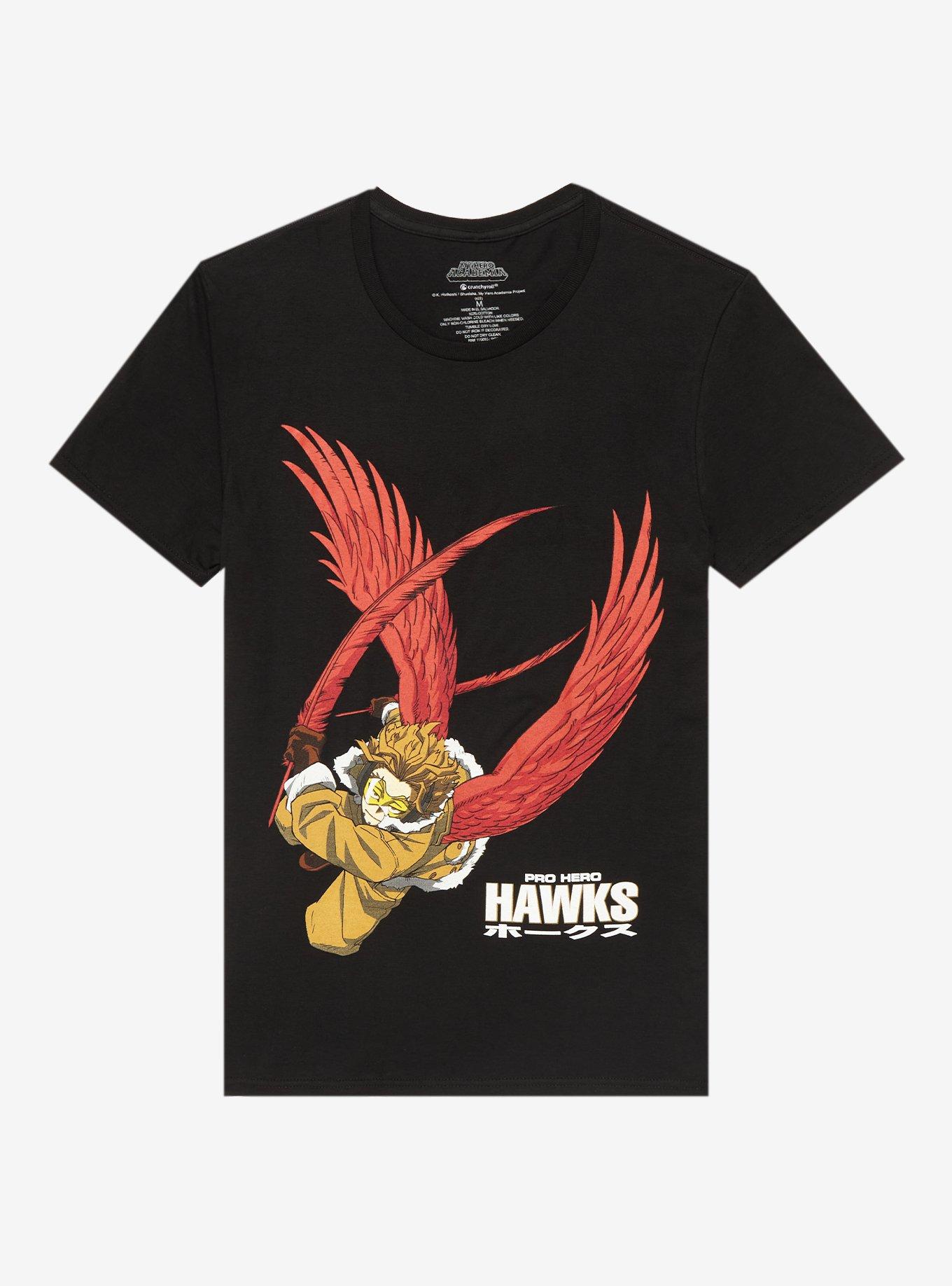 glamb × ヒロアカ Hawks ホークス Tシャツ 楽天市場】僕のヒーローアカデミア x glamb Hawks T ウィングヒーロー