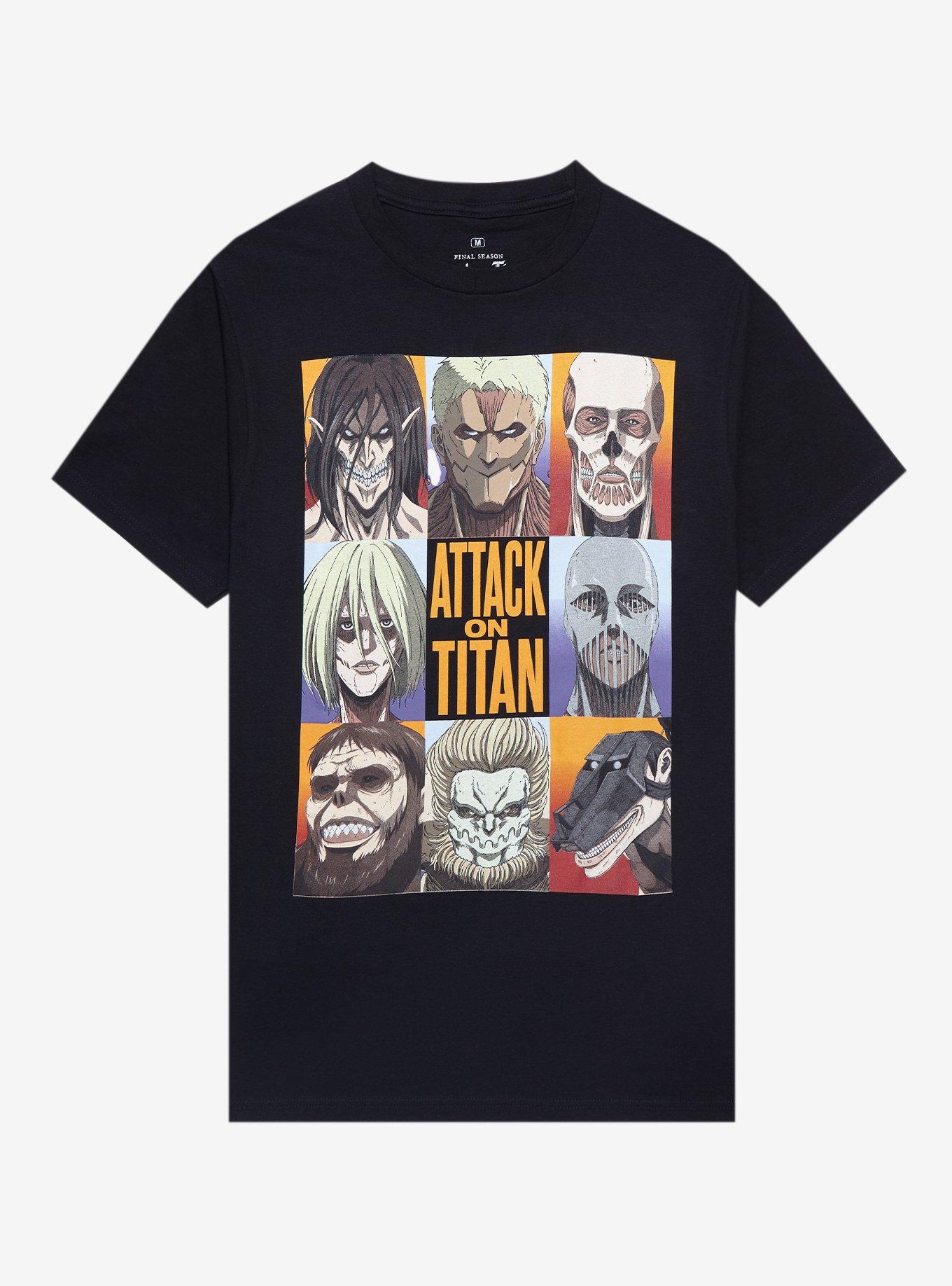 Attack On The Titans Men's & Big Men's Long Sleeve Graphic Tee