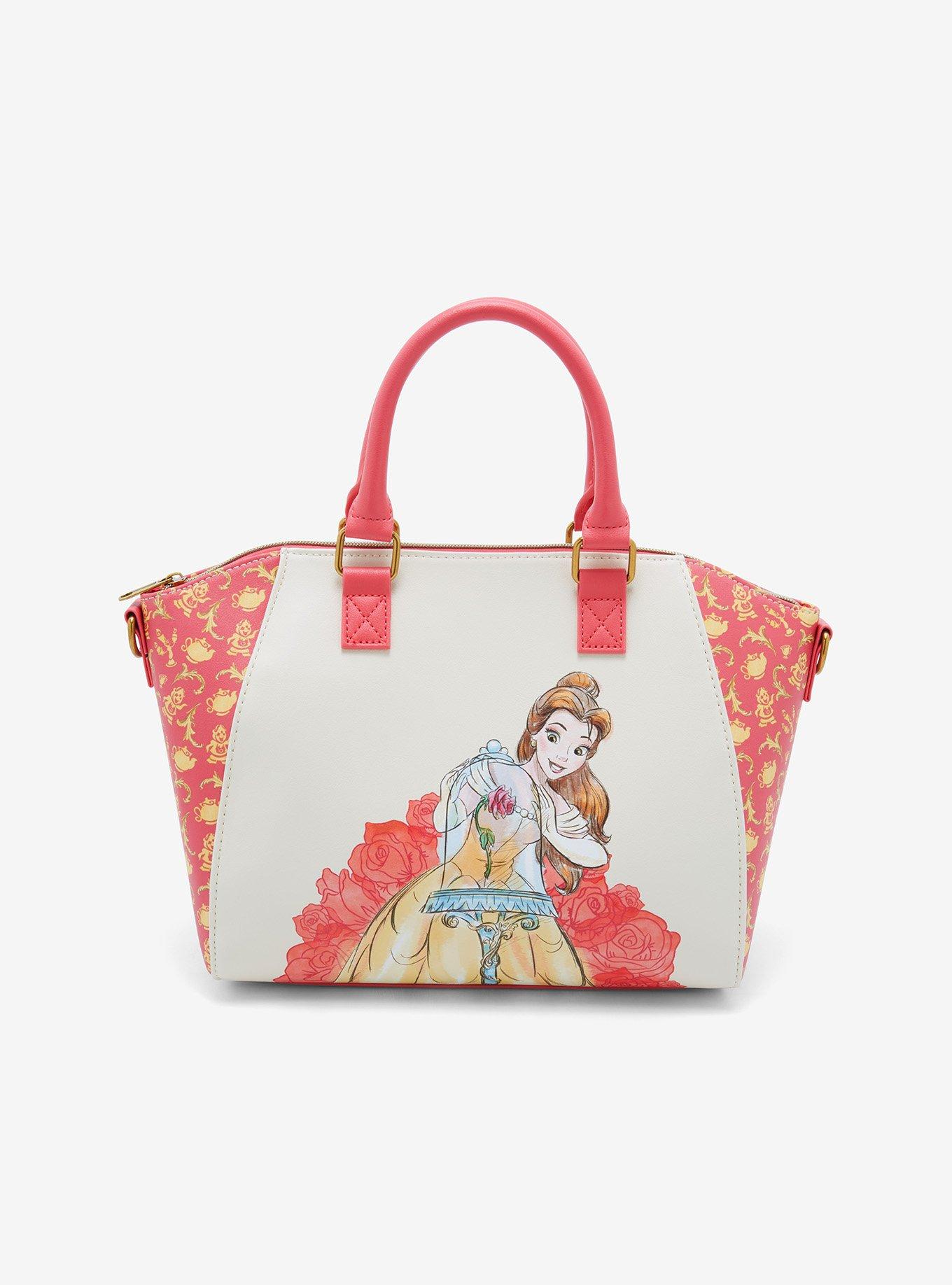 Embotellamiento Venta anticipada Alcalde Loungefly Disney Beauty And The Beast Belle Rose Satchel Bag | Hot Topic