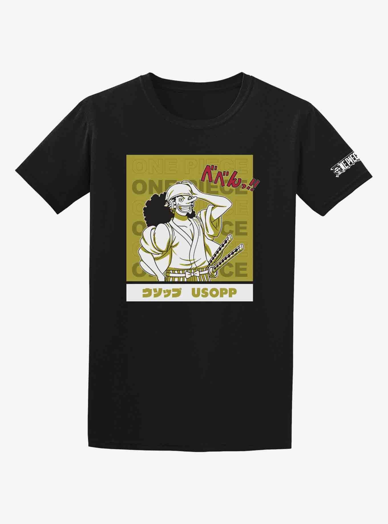 One Piece Usopp Wano Portrait T-Shirt, BLACK, hi-res