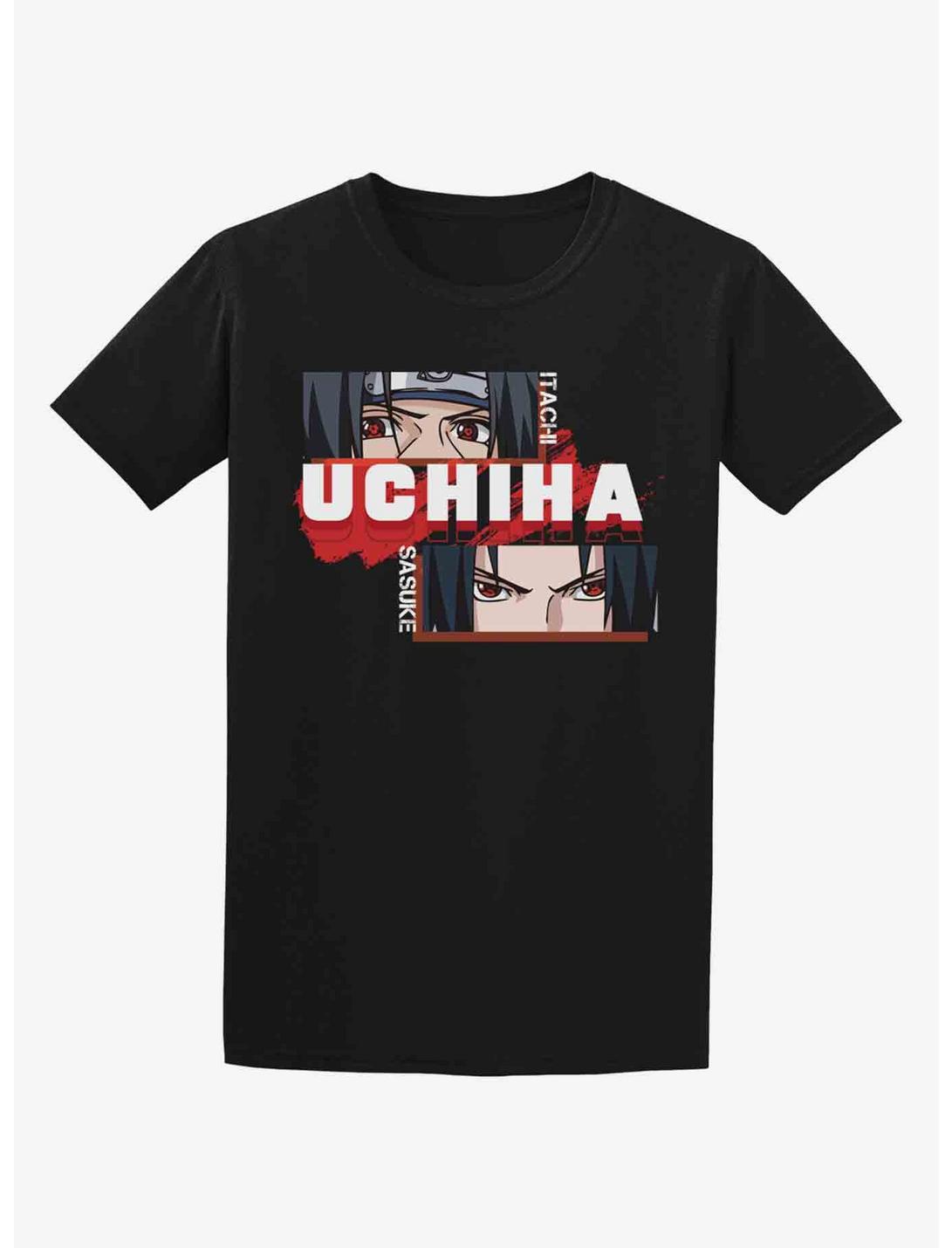 Naruto Shippuden Uchiha Eyes T-Shirt, BLACK, hi-res