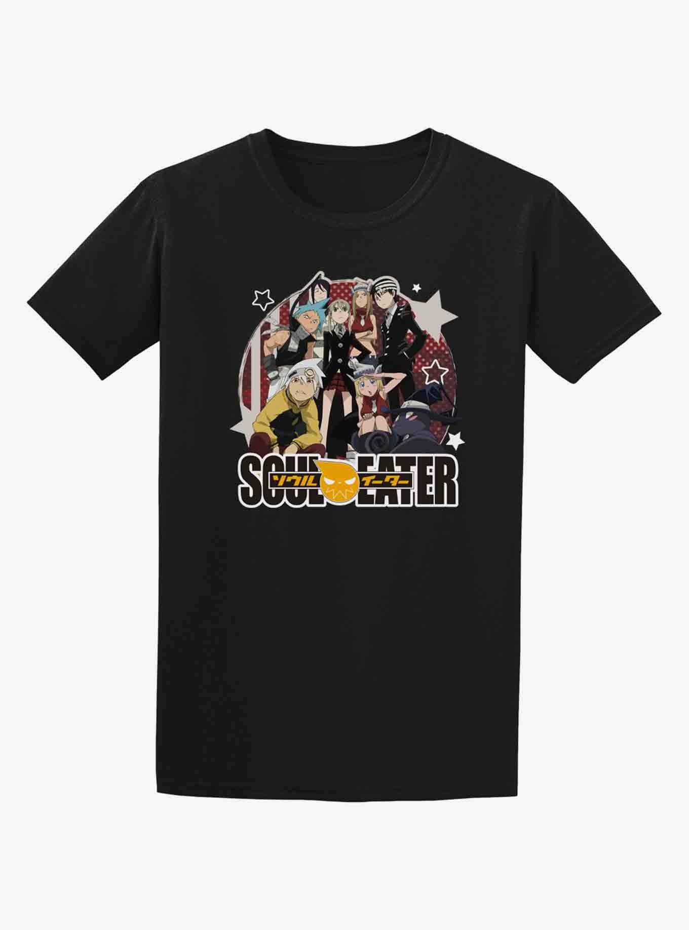 Soul Eater Group Star T-Shirt, BLACK, hi-res