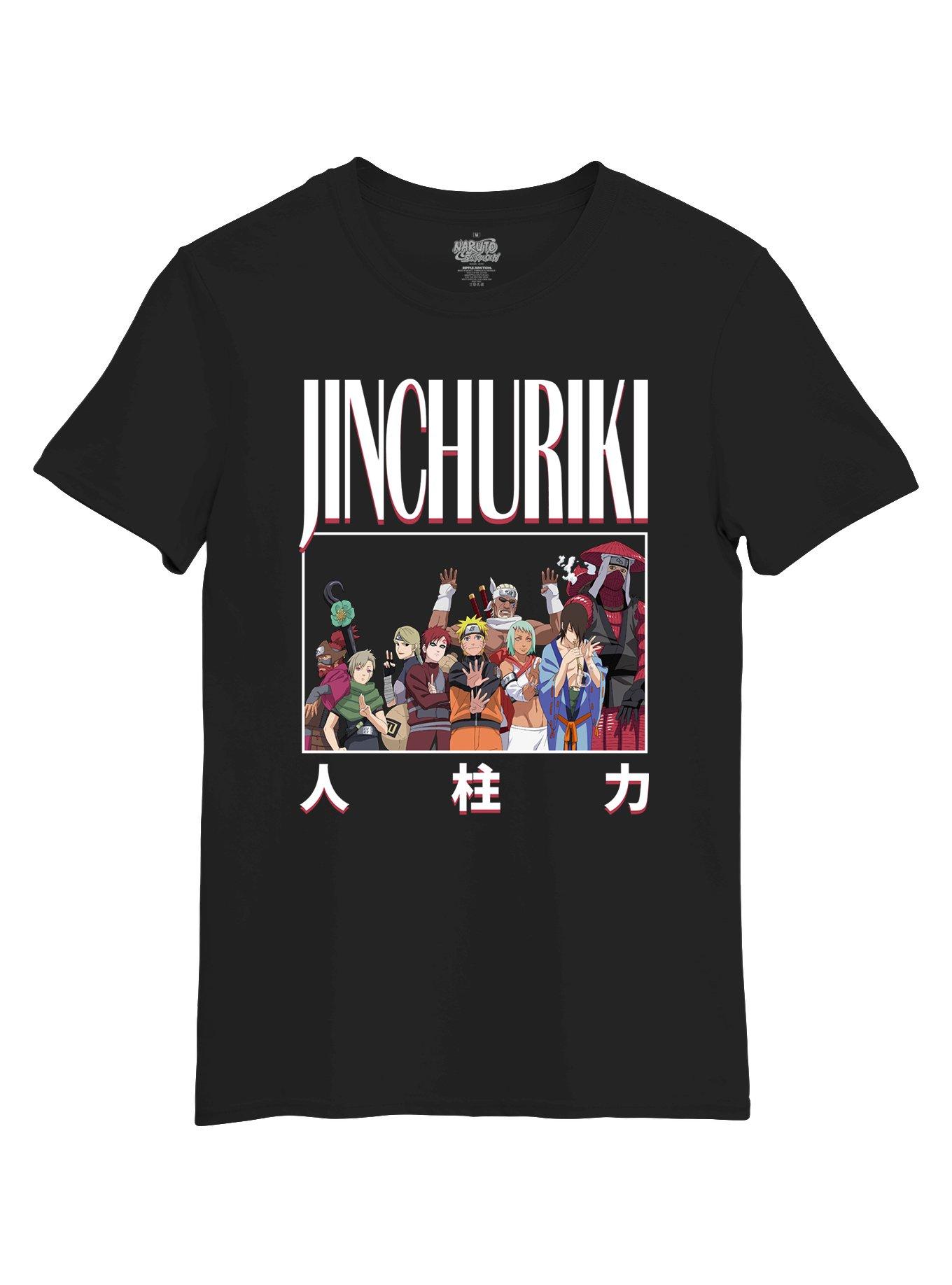 Naruto Shippuden Jinchuriki Group T-Shirt, BLACK, hi-res