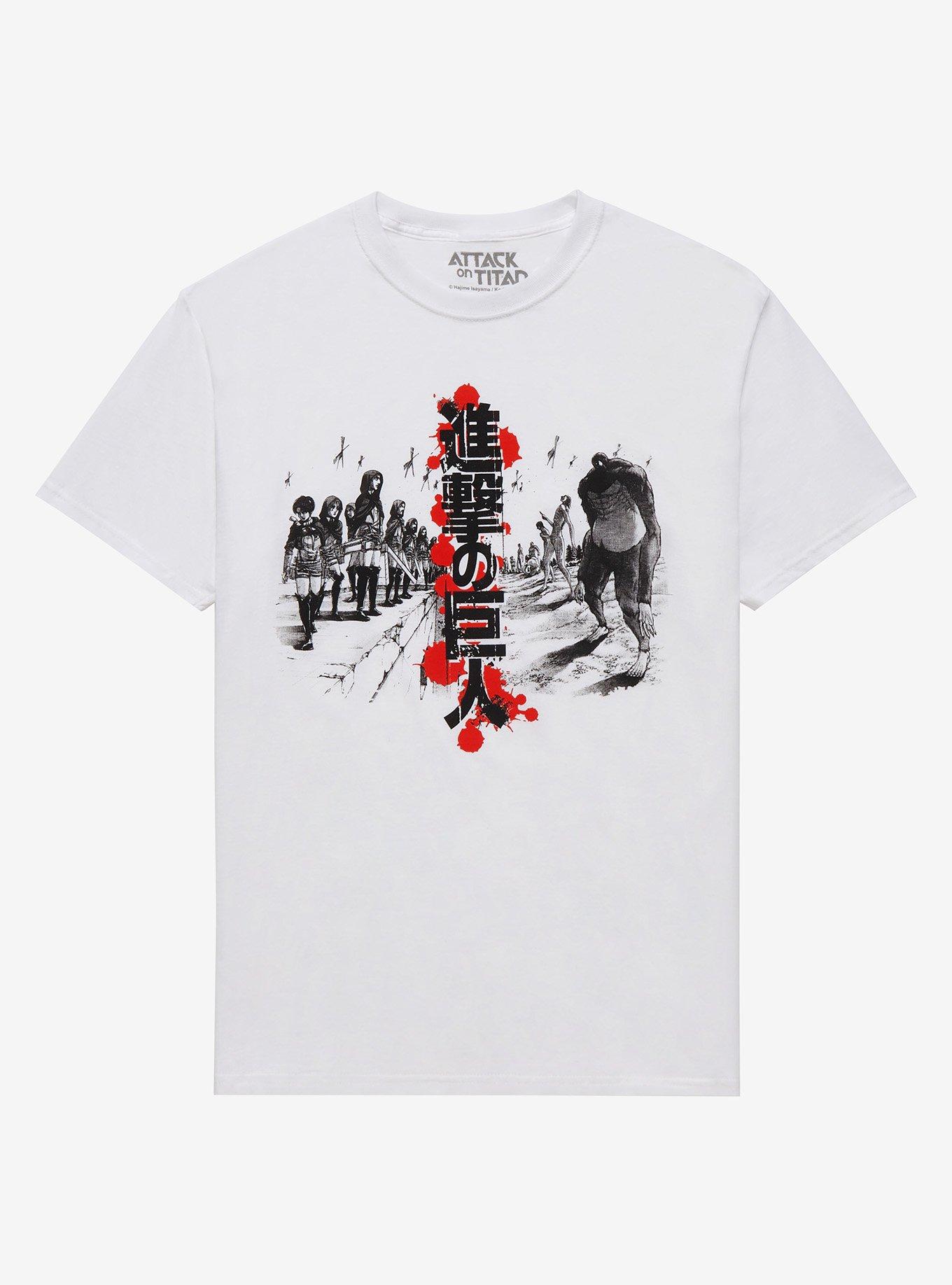 Attack on titan shop shirt hot topic