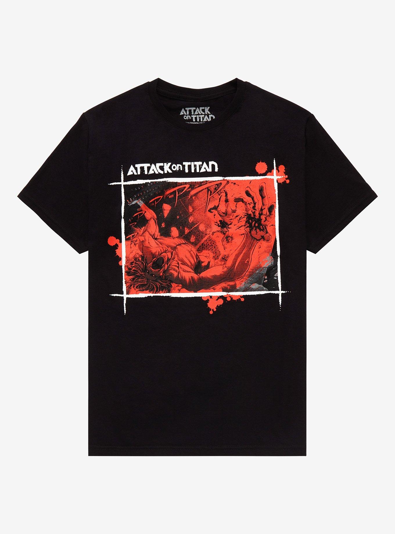 Attack On Titan Eren Attacks Marley T-Shirt, BLACK, hi-res