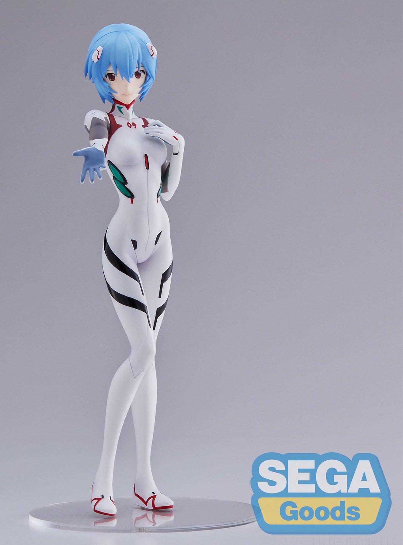 Sega Neon Genesis Evangelion Super Premium Rebuild of Evangelion Rei Ayanami (Hand Over/Momentary White) Figure, , hi-res