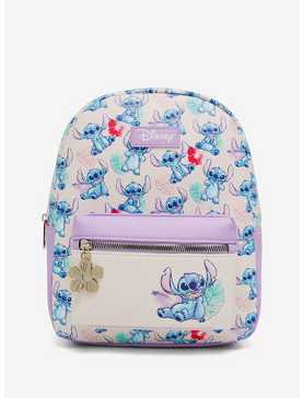 Disney Lilo & Stitch Tropical Lavender Mini Backpack, , hi-res